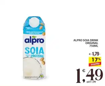 Qui Discount Alpro soia drink original offerta