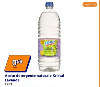 Action Aceto detergente naturale Kristal Lavanda offerta