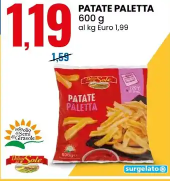 Eurospin Patate paletta Delizie Sole offerta