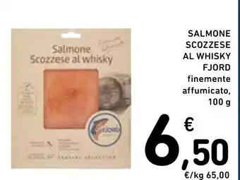 Spazio Conad Salmone scozzese al whisky fjord finemente affumicato, offerta