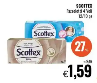 Famila SCOTTEX Fazzoletti 4 Veli offerta