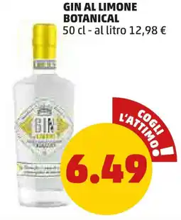 PENNY Gin al limone botanical offerta