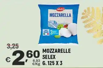 A&O Mozzarelle SELEX offerta