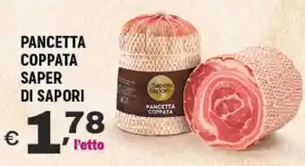 A&O Pancetta coppata SAPER DI SAPORI offerta