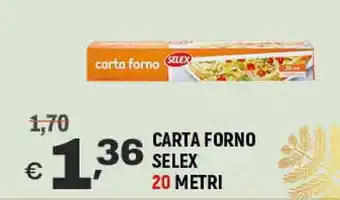 A&O Carta forno SELEX offerta