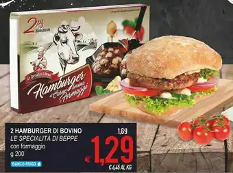 MD Discount La specialita di beppe 2 hamburger di bovino 200 g offerta
