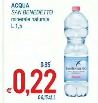 MD Discount Acqua minerale naturale l 1.5 offerta