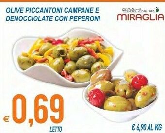 MD Discount Olive piccantoni campane e denocciolate con peperoni offerta