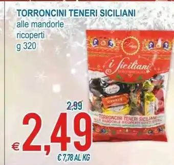 Torroncini tener alle mandorle ricoperti 320 g
