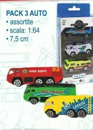MD Discount Pack 3 auto scala 1:64 offerta