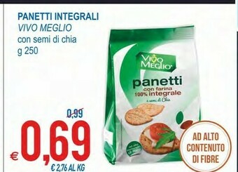 MD Discount Panetti integrali com semi di chia g 250 offerta