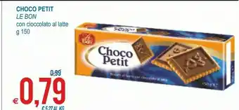 MD Discount Le bon - choco petit biscotti al burro con cioccolato al latte 150 g(ml) offerta