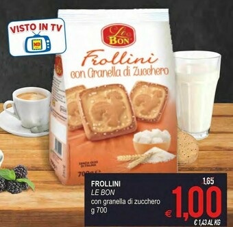 MD Discount Le bon - frollini offerta