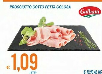MD Discount Galbani prosciutto cotto fetta golosa offerta