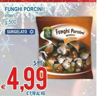 Funghi porcini interi