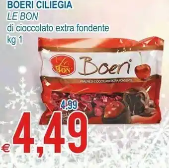 MD Discount Le bon boeri ciliegia di cioccolato extra fondente offerta