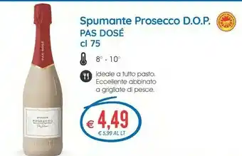 MD Discount Spumante prosecco dop pas dose offerta