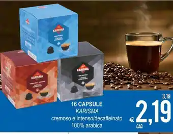 MD Discount 16 capsule cremoso e intenso offerta