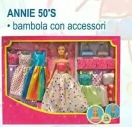 MD Discount Annie 50's bambola con accessori offerta