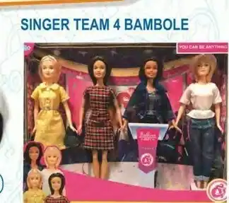 Singer team 4 bambole