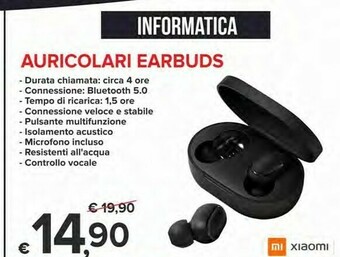 MD Discount Mi true wireless earbuds basic 2 cuffie auricolare nero bluetooth offerta