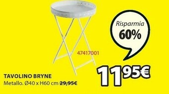 JYSK Tavolino bryne offerta