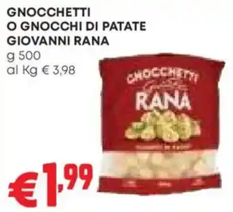 Pam Gnocchetti o gnocchi di patate giovanni rana offerta