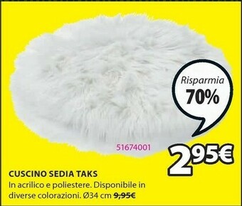 Cuscino sedia taks