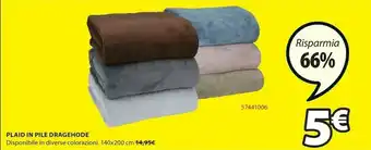 JYSK Coperta in pile dragehode offerta