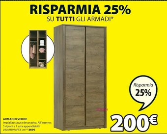 JYSK Armadio vedde offerta