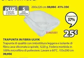 JYSK Trapunta ulvik offerta