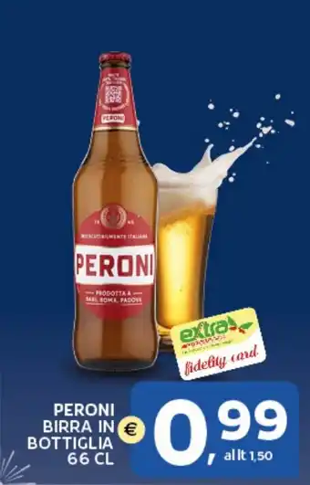 Extra Supermercati Peroni birra in bottiglia offerta