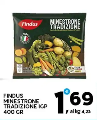 Extra Supermercati Findus minestrone tradizione igp offerta