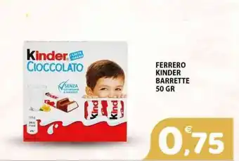 Il Centro Superstore Ferrero kinder barrette offerta