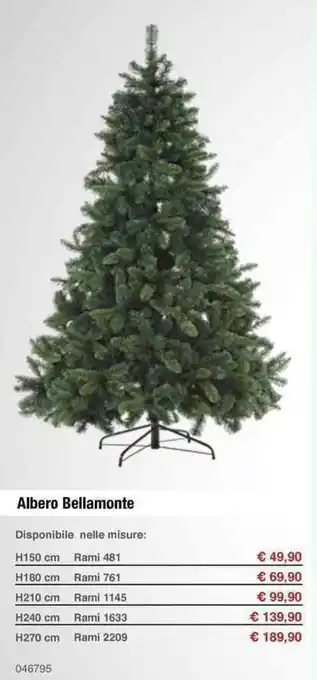 Albero Bellamonte H150 cm Rami 481