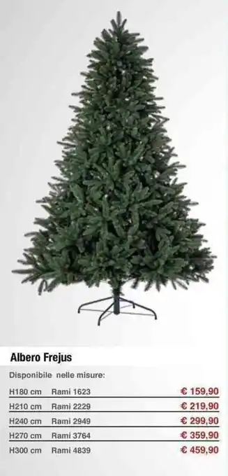 Handy fai da te Albero Frejus H180 cm Rami 1623 offerta