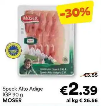 Unes Speck Alto Adige IGP MOSER offerta