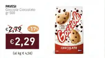 Prezzemolo e Vitale PAVESI Gocciole Cioccolato offerta