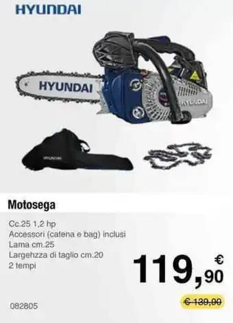 Hyundai Motosega Cc. 25 1,2 hp