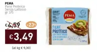 Prezzemolo e Vitale Pema pane proteico senza lattosio offerta