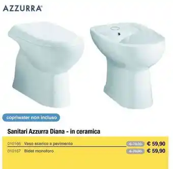 Azzurra Sanitari Azzurra Diana - in ceramica