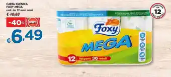 Bennet Carta igienica FOXY MEGA offerta