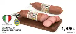 Tigre Ciauscolo igp salumificio federici l'etto offerta
