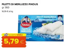 Tigre Filetti di merluzzo FINDUS offerta