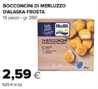 Tigre Bocconcini di merluzzo d'alaska FROSTA offerta