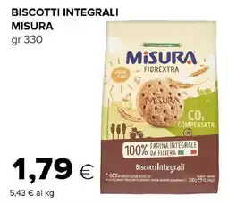 Tigre Biscotti integrali MISURA offerta