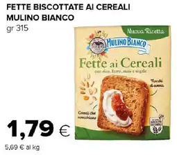 Tigre Fette biscottate ai cereali MULINO BIANCO offerta