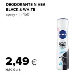 Tigre Deodorante nivea black& white offerta
