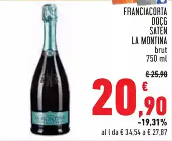 Conad City Franciacorta docg saten la montina brut offerta