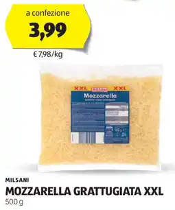 ALDI Milsani mozzarella grattugiata xxl offerta